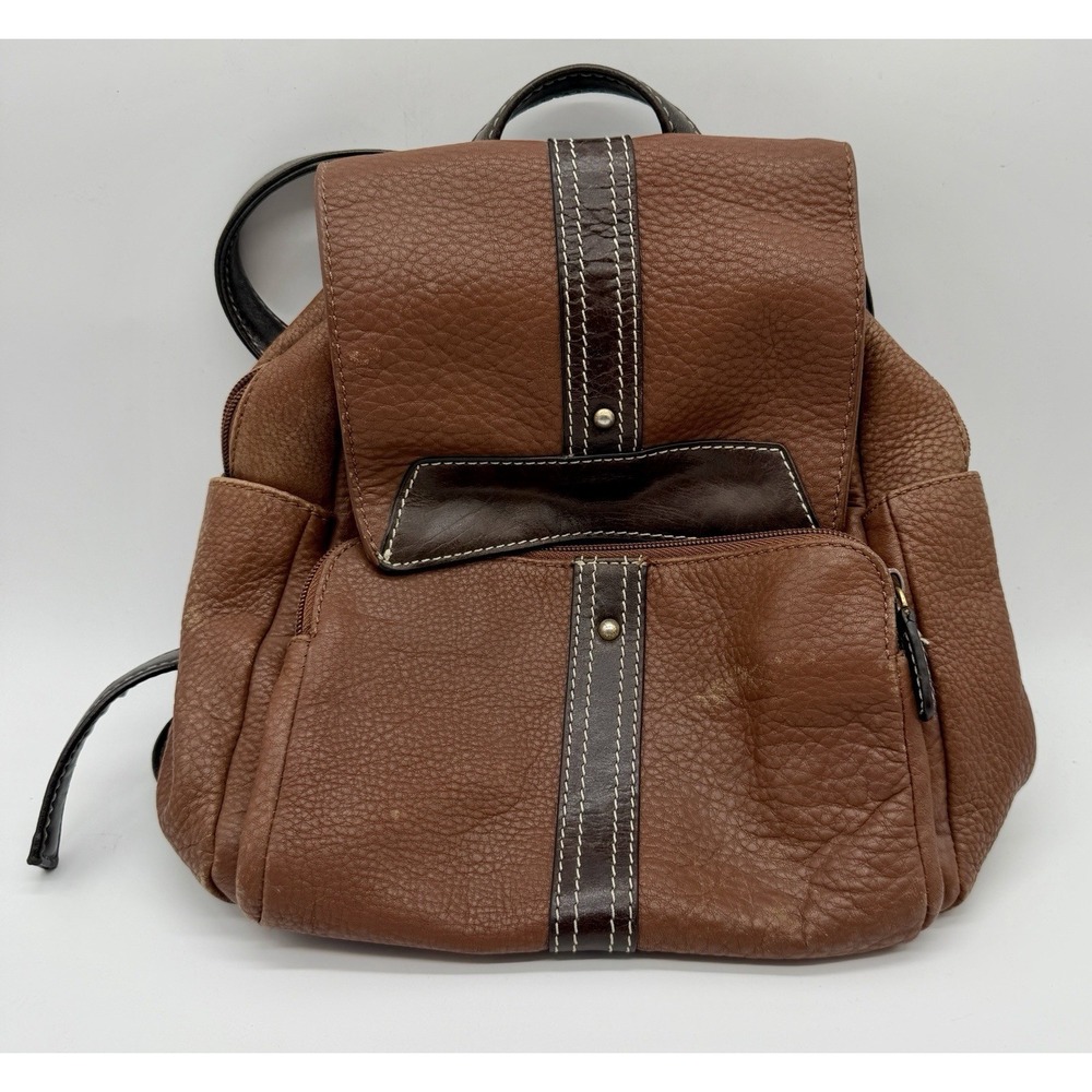WILSONS LEATHER  Tan Brown Mini Backpack Women's BOHO